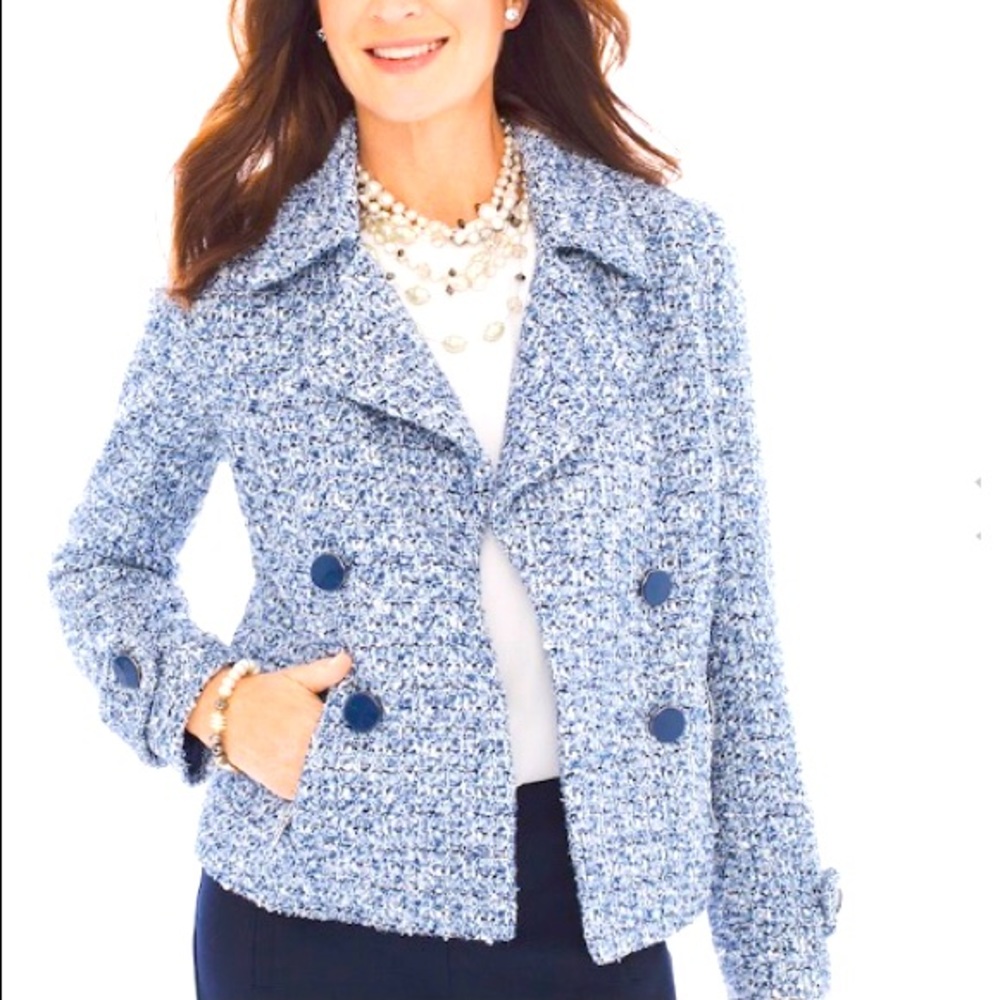 Chico’s Textured Shine Jacket